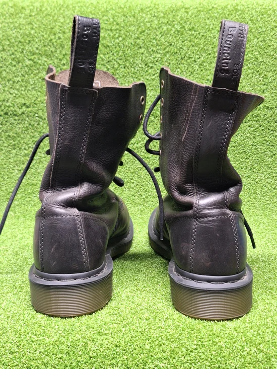 Dr. Martens Brown Leather 8-Eye Lace-Up Boots - Picture 7 of 16